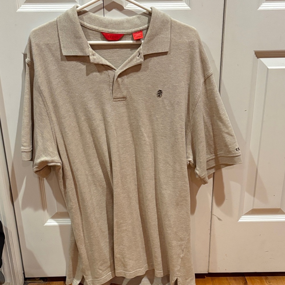 Izod Light Tan Polo Shirt